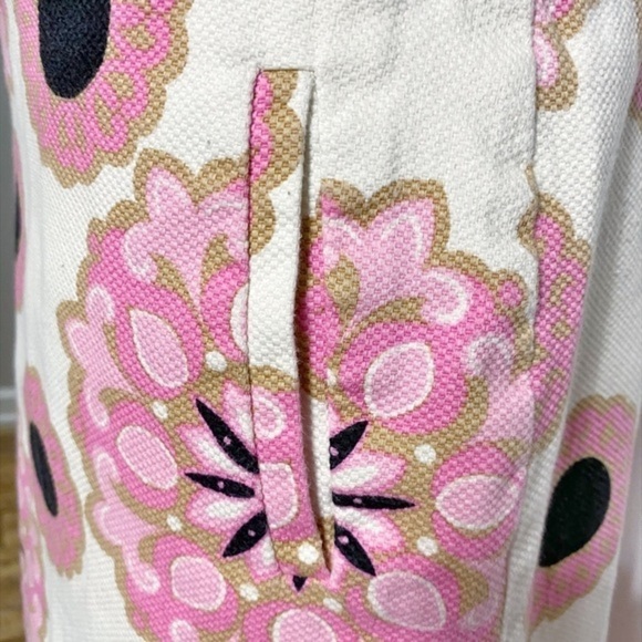 Willi Smith Pink Medallions‎ Mini Skirt - Picture 4 of 11